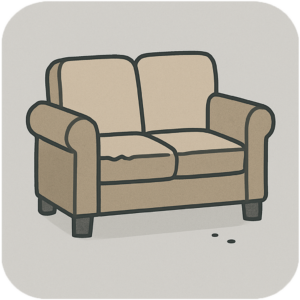 stevenage-skip-hire-Armchair-Multi-Seat Sofa-waste